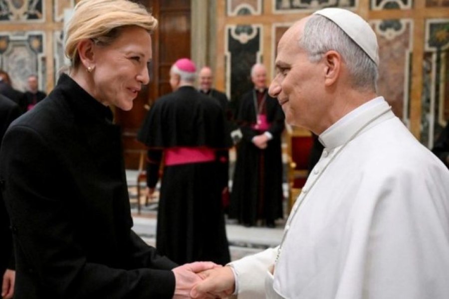 Yjet e Hollivudit priten nga Papa Leo XIV në Vatikan