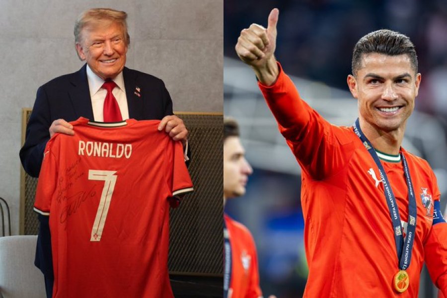 Cristiano Ronaldo pritet të takohet sot me Donald Trump në Shtëpinë e Bardhë