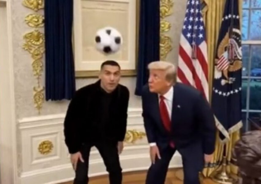 Duke luajtur futboll me Ronaldon në Zyrën Ovale, Trump s’e fsheh pasionin për Inteligjencën Artificiale, nxjerr videon e veçantë