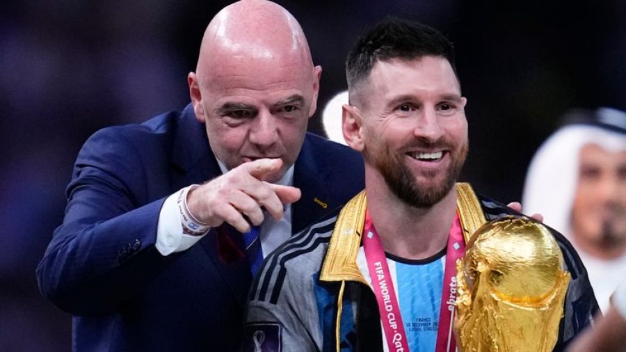 Presidenti i FIFA-s, Infantino: Mezi po pres Kupën e Botës së gjashtë për Messin