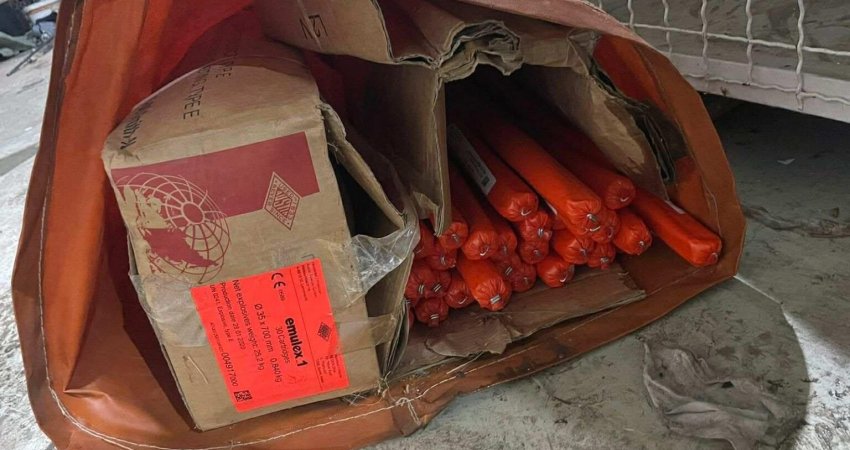 Dogana ndalon rreth 300 kilogramë eksplosiv në Vërmicë