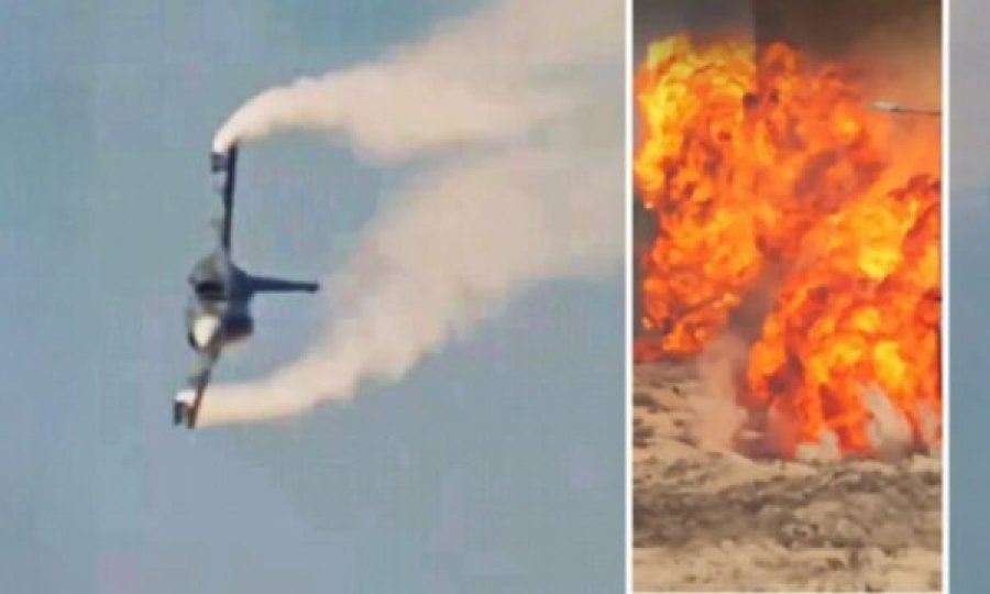 VIDEO/ Rrëzimi i avionit luftarak në Panairin Ajror të Dubait, momenti fatal ku humbi jetën piloti