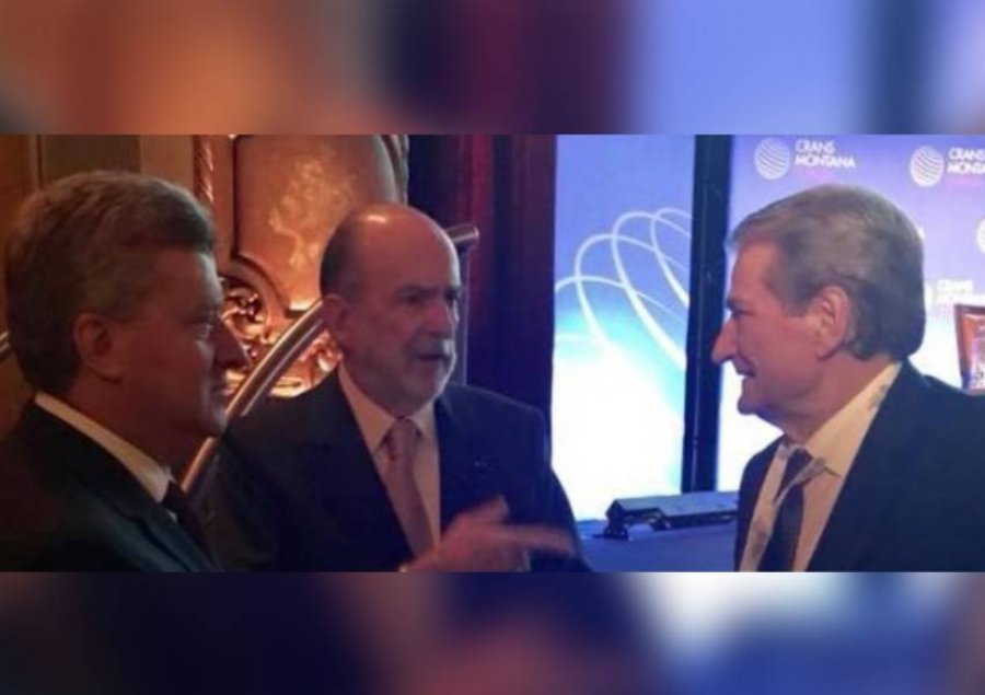 Presidenti i Forumit botëror ‘Crans Montana’, Jean-Paul Carteron, uron Sali Berishën për zgjedhjen Zv.president i CDI