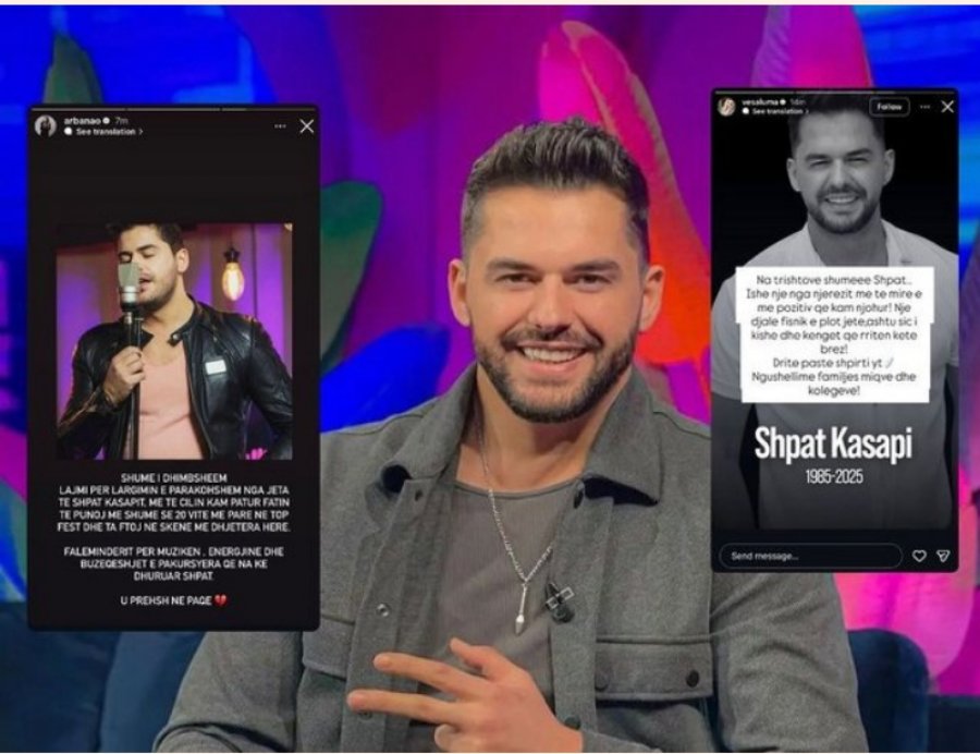 'Na trishtove shumëëë'/ Ndarja papritur nga jeta e Shpat Kasapit, reagojnë me dhimbje artistët e njohur shqiptar, ja mesazhet prekëse