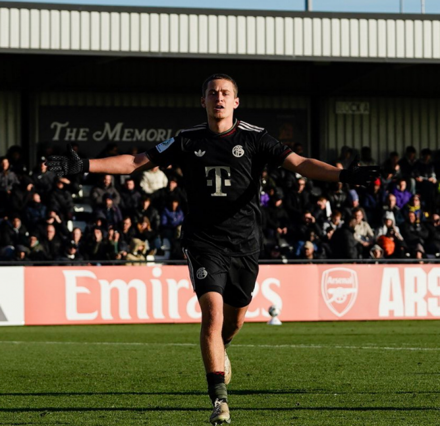 ‘Ylli’ shqiptar i Bayernit i shënon Arsenalit, Kosova e konsideron talentin e së ardhmes