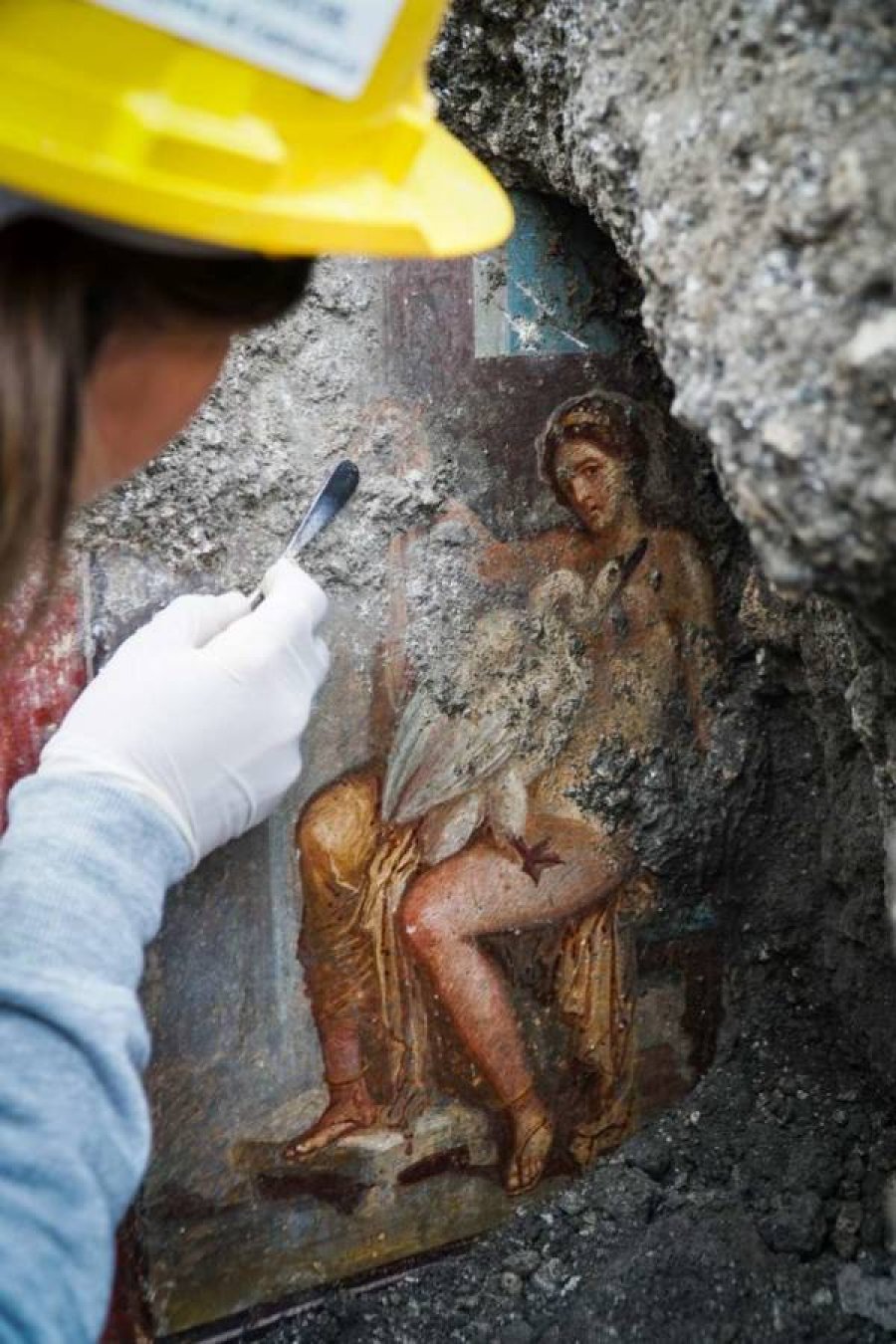 Një pikturë erotike romake sapo është zbuluar në Pompei