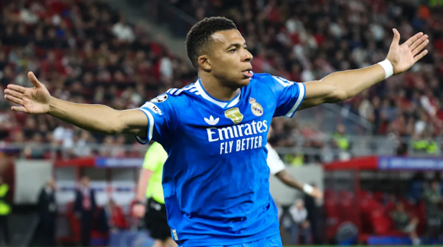 Kylian Mbappé shpallet Lojtari i Javës në Champions League pas ‘pokerit’ spektakolar kundër Olympiacos-it