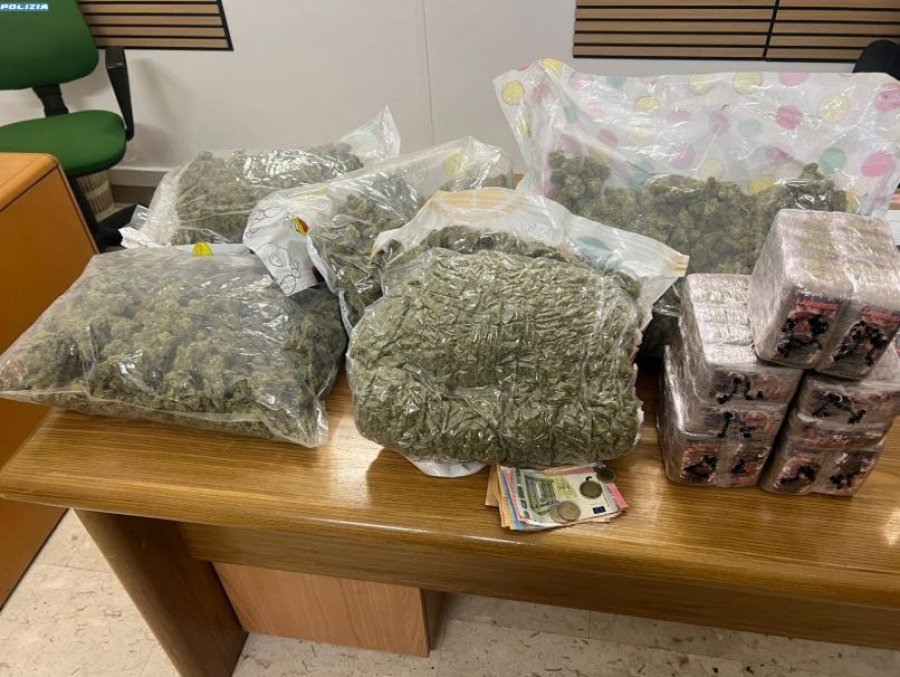 Kapet me 10 kg drogë, arrestohet shqiptari në Itali