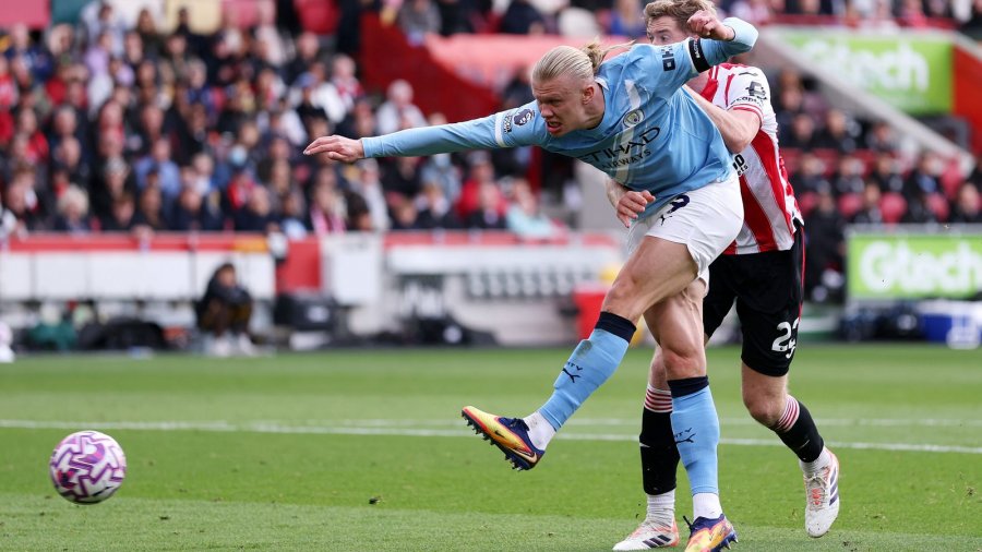 Haaland, rekord i ri në Premier League, ka shënuar në 22 nga 23 stadiume ku ka luajtur, reziston vetëm Anfield