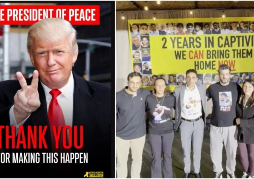 Familjet e pengjeve izraelite falënderojnë Trumpin, i bëjnë thirrje komitetit të Nobelit: Jepini presidentit çmimin Nobel për paqen