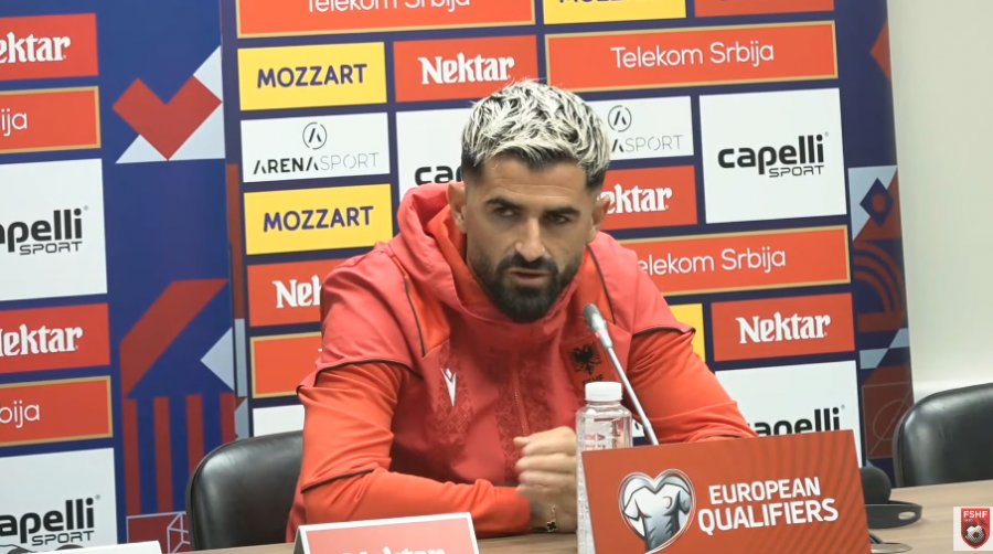 Elseid Hysaj në konferencën për shtyp: Po e përjetoj emocionalisht ndeshjen me Serbinë