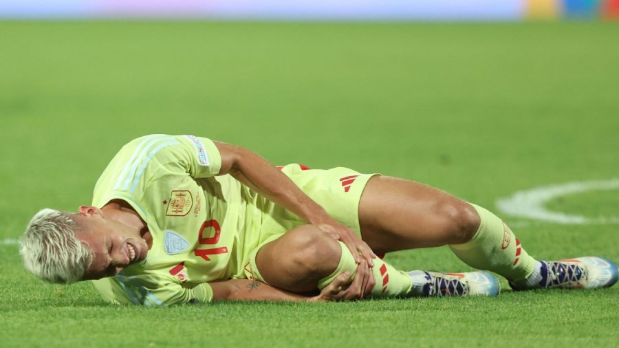Dani Olmo dëmtohet në stërvitje me Spanjën