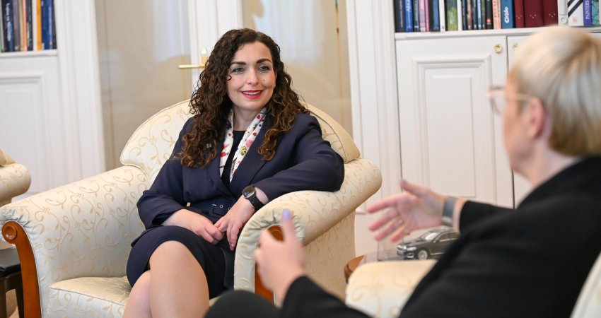 Presidentja Osmani takohet me homologen sllovene në Lubjanë