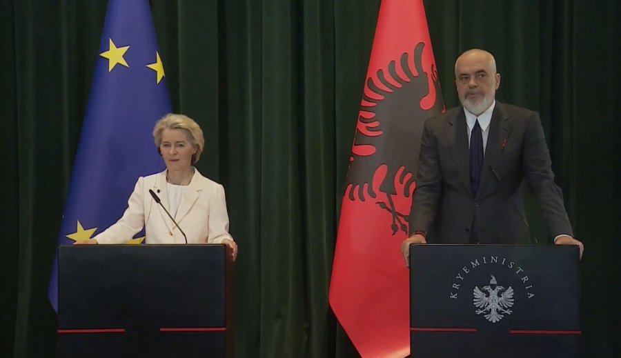 Kur do hapet dera e BE? Presidentja e KE nuk jep një datë: Jam e impresionuar nga populli shqiptar