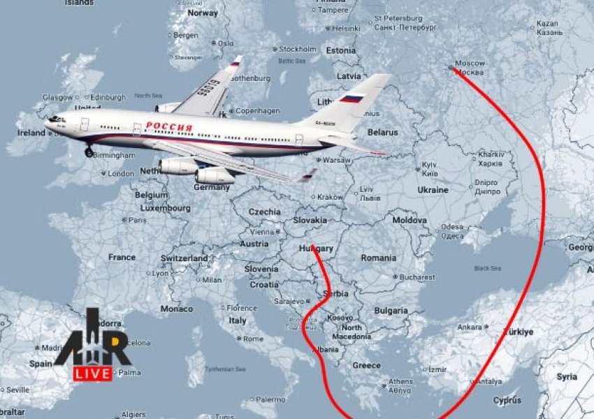 Cilën rrugë do ndjekë avioni i Putin për të shkuar në Budapest për takimin me Trump?