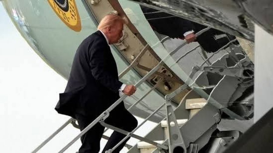 Trump përdor portën e vogël për t’u ngjitur në avionin 'Air Force One', çfarë zbuloi shërbimi sekret amerikan që ngriti alarmin për presidentin