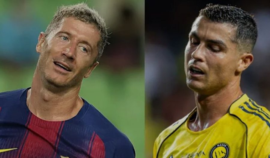 Ronaldo kërkon që Al-Nassr të marrë Lewandowski-n si lojtar të lirë verën e ardhshme