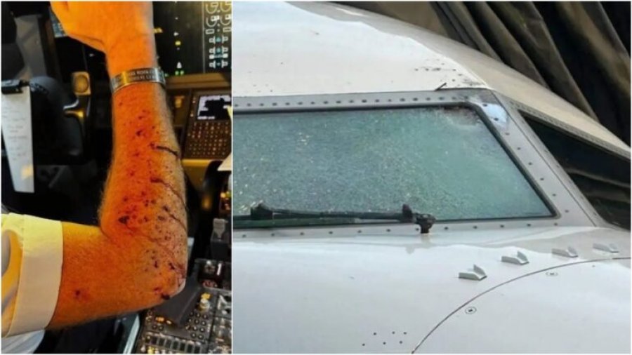 Terror në fluturimin e United Airlines, xhami i përparmë i aeroplanit u thye në 36,000 metra, plagoset piloti