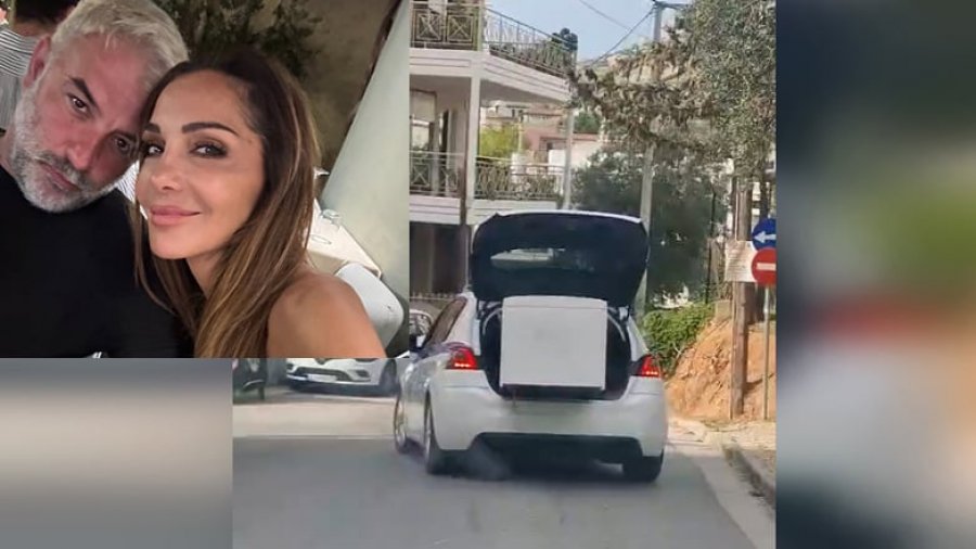 Skandal në Greqi/ Këngëtarja e njohur përdor makinën e policisë si ‘furgon’… i transportojnë frigoriferin deri te shtëpia