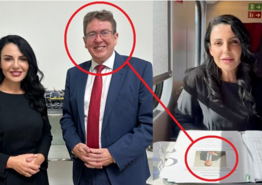 FOTO/ 'Gafa' e Ballukut gjatë udhëtimit me tren në Zvicër