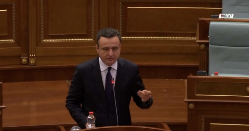 Kurti thirrje deputetëve: Më votoni për interes publik e shtetëror, jo partiak