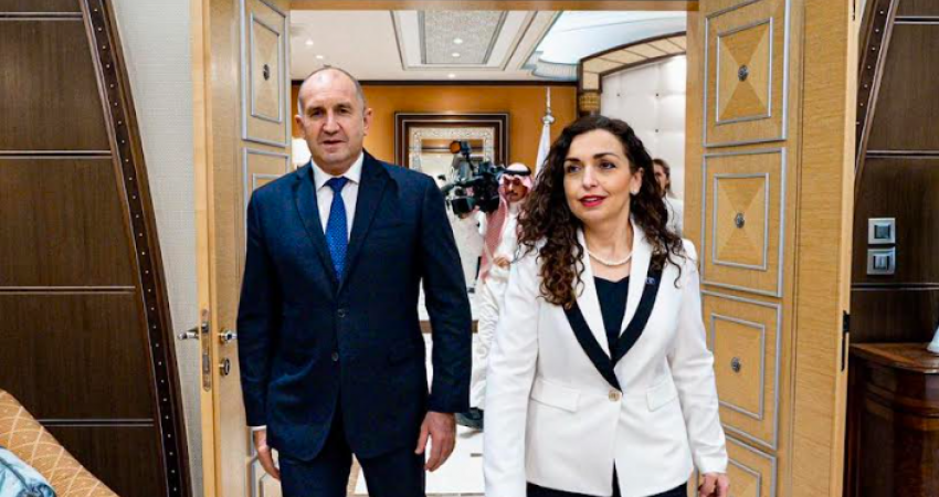 Heqja e masave të BE-së ndaj Kosovës, temë në takimin e Osmanit me presidentin bullgar