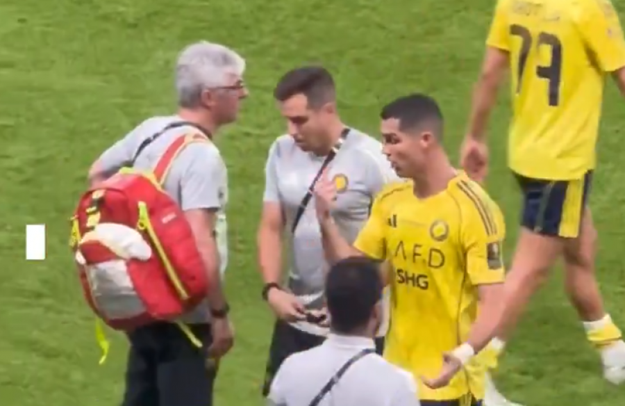VIDEO/ Ronaldo del i revoltuar nga fusha pas humbjes ndaj ekipit të Mario Mitajt, reagimi bëhet viral