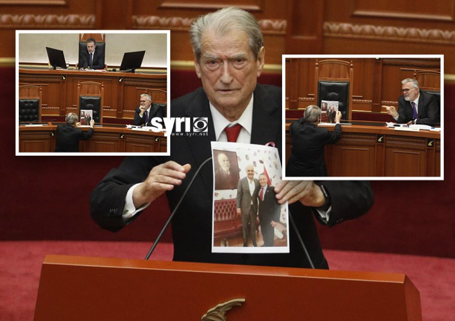 Rama mungon në Kuvend, Berisha i vendos foton me Mc Gonigal në karrigen e tij: Keni frikë e tmerr ...