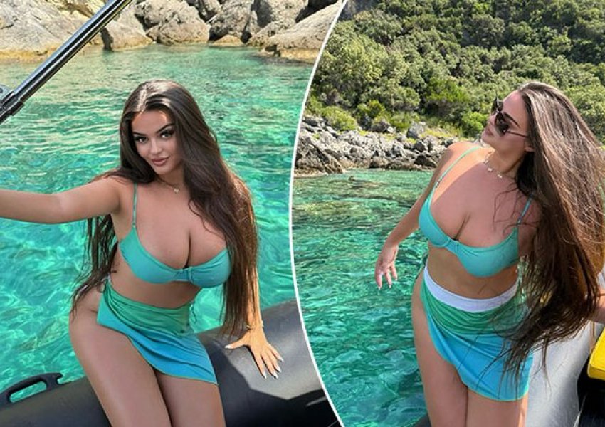 FOTO/ ‘Ditët e fundit të verës’, këngëtarja shqiptare tërheq vëmendjen me poza provokuese