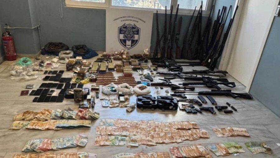49 të arrestuar, miliona euro, armë dhe drogë, policia greke çmonton organizatën mafioze në Kretë
