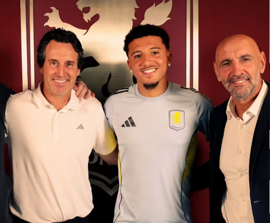 Kërkohej nga Juve dhe Roma, Jadon Sancho shpjegon pse zgjodhi Aston Villa-n