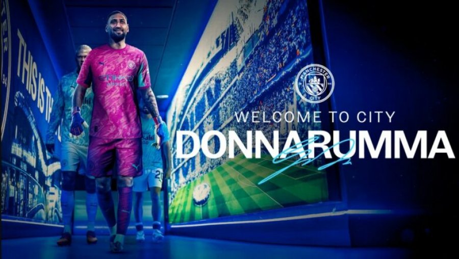 Zyrtare/ Gianluigi Donnarumma, portieri i ri i Manchester Cityt