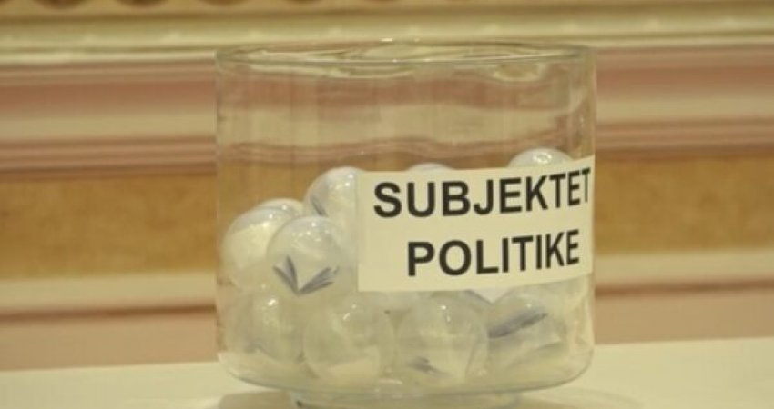 Nesër tërhiqet shorti për renditjen e partive në fletëvotime