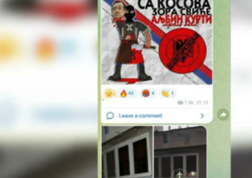 'Albin Kurti do jetë i vdekur', grafite skandaloze në veriun e Mitrovicës