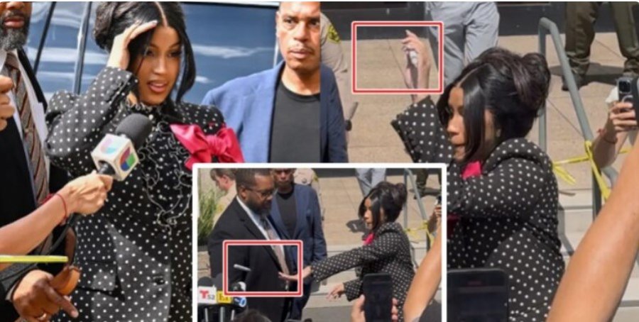  Cardi B e godet paparacin me stilolaps, e pyeti për thashethemet për shtatzani