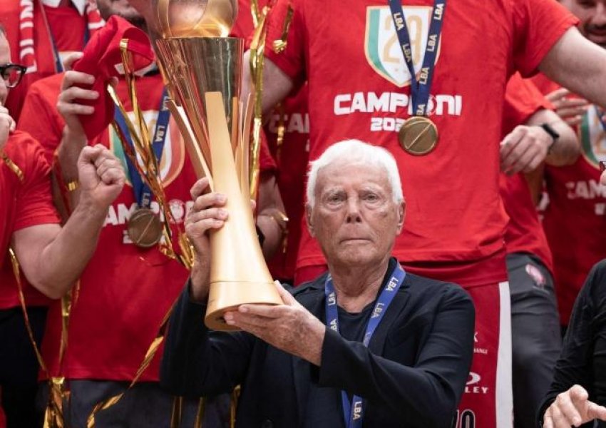 Giorgio Armani dhe Olimpia Milano, një histori pasioni dhe suksesi në basketboll