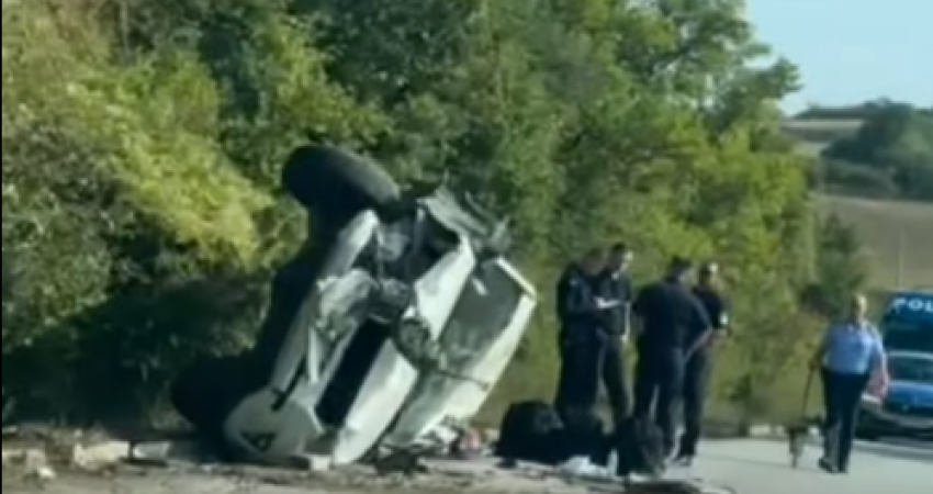 Vetaksidentohet vetura zyrtare e policisë afër Klinës 