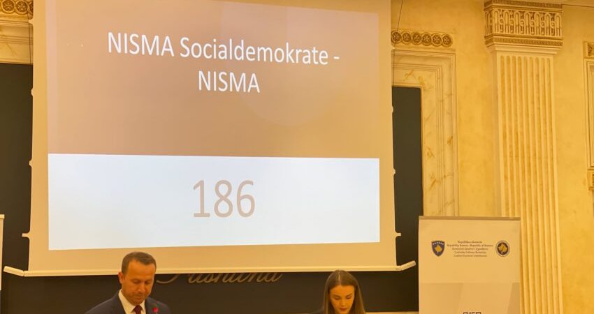 Me numrin 186 garon Nisma në zgjedhjet lokale