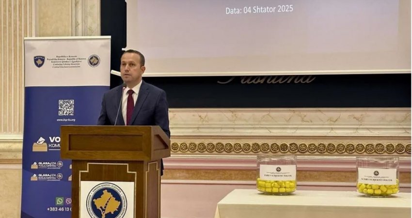 Kjo është renditja e 93 subjekteve garuese në zgjedhjet e 12 tetorit