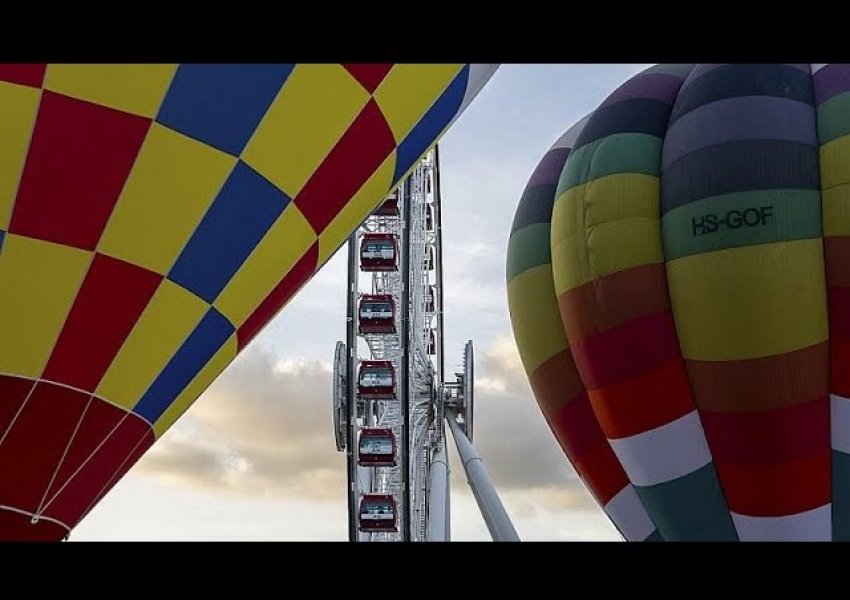 Hong Kongu organizon festivalin e parë të balonave me ajër të nxehtë