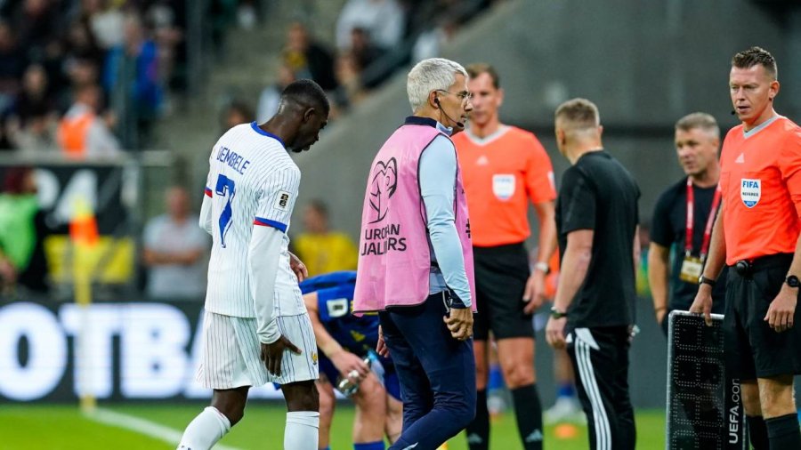 Deschamps i përgjigjet PSG-së: Dembélé ishte mirë, nuk do ta kisha rrezikuar kurrë