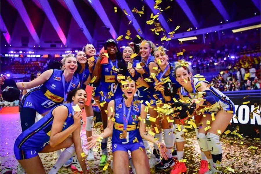 Italia shpallet kampione bote në volejboll për femra, mposht Turqinë në finale