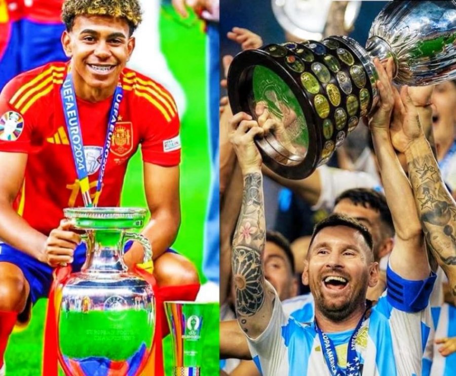 Yammal  përballë Messit, Spanja dhe Argjentina drejt 'Finalissima'-s historike në Montevideo