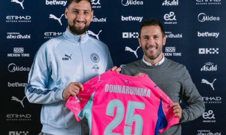 Mesazhi i Donnarummës për tifozët e Manchester Cityt: Të bëjmë histori së bashku
