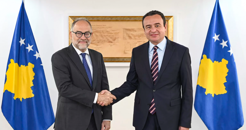 Kurti mirëpriti Koordinatorin e ri për Zhvillim të Kombeve të Bashkuara në Kosovë, Stephen O’Malley