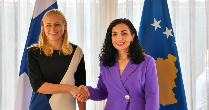 Osmani takohet nesër me Kryediplomaten e Finlandës
