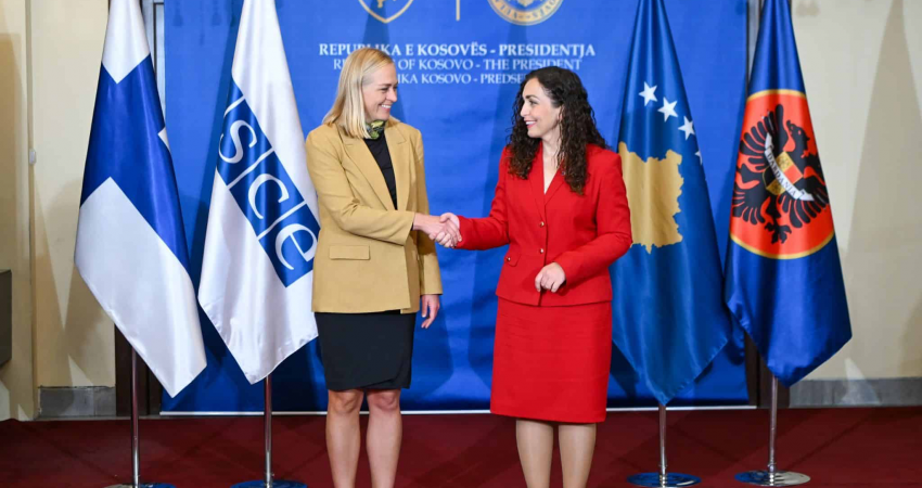 Osmani pret kryediplomaten franceze, flasin për zhvillimet e fundit në Kosovë