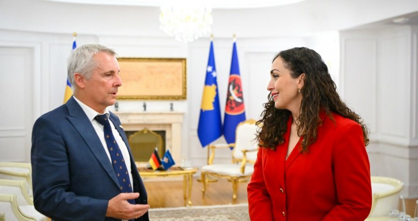 Osmani pret në takim lamtumirës ambasadorin gjerman Rohde