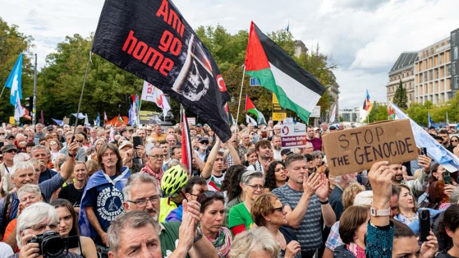 ‘Të gjithë sytë nga Gaza’/ Demonstrata kundër luftës ‘tremb’ Gjermaninë, parashikohet pjesëmarrje rekord të shtunën