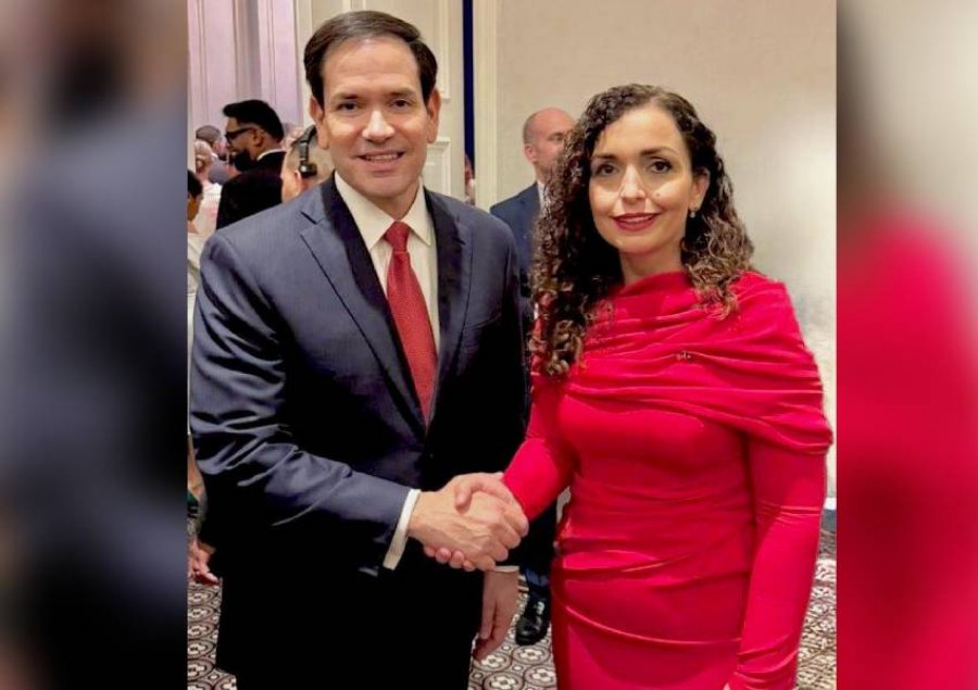 Takimi me Sekretarin amerikan të Shtetit, Marco Rubio/ Vjosa Osmani: Patëm një bisedë përmbajtësore